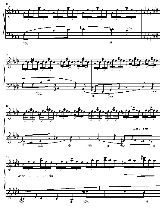 森林的呼啸钢琴曲谱（图2）