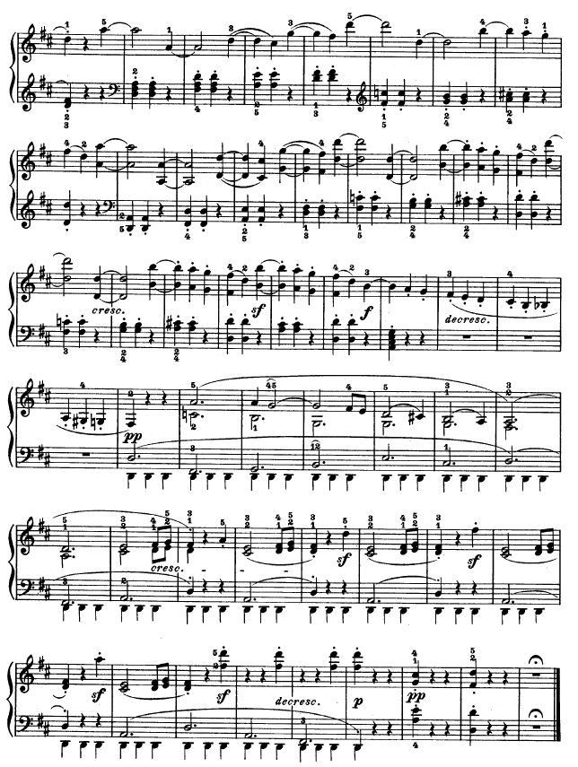 第十五钢琴奏鸣曲-（Op.28）钢琴曲谱（图10）