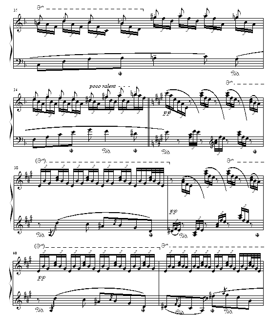 森林的呼啸钢琴曲谱（图7）