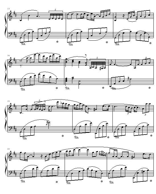 无尽的爱钢琴曲谱（图2）