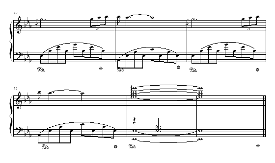 无尽的爱钢琴曲谱（图5）