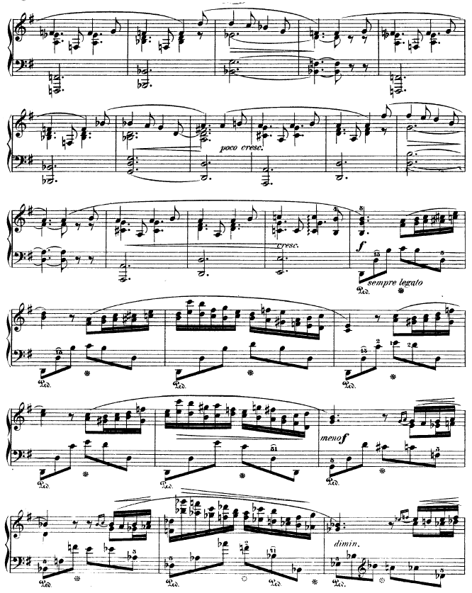 G大调夜曲作品37号 NO.2钢琴曲谱（图3）