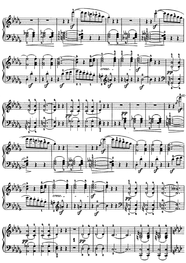 F大调第六钢琴奏鸣曲 - Op.10—2钢琴曲谱（图9）