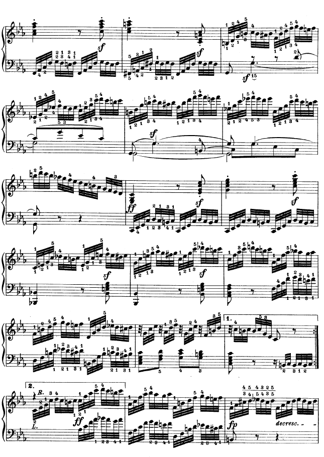降E大调第四钢琴奏鸣曲-Op.7钢琴曲谱（图21）