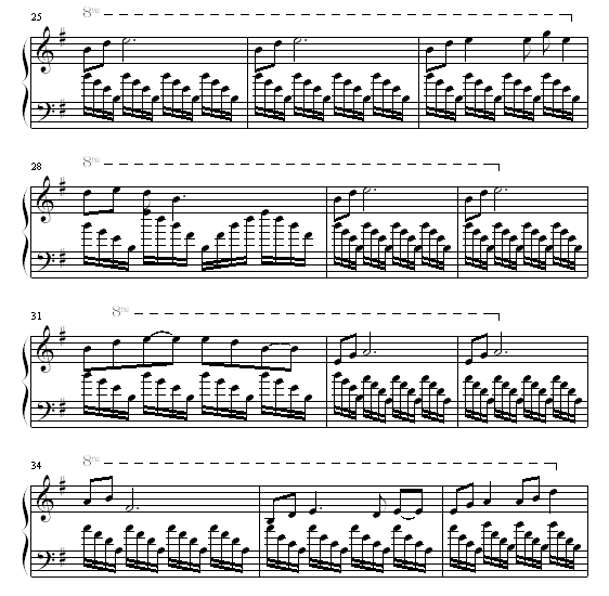 为了谁钢琴曲谱（图3）