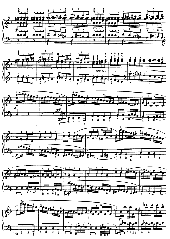 F大调第六钢琴奏鸣曲 - Op.10—2钢琴曲谱（图13）