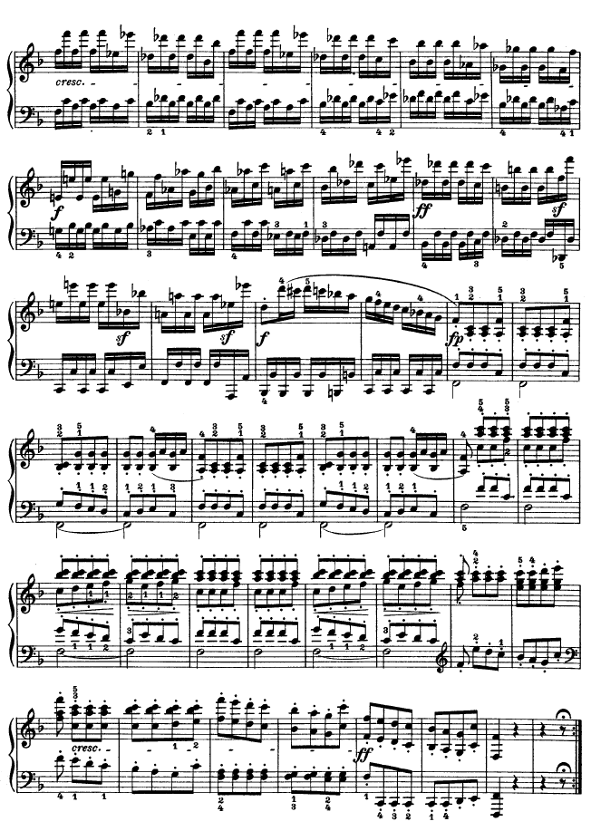 F大调第六钢琴奏鸣曲 - Op.10—2钢琴曲谱（图14）