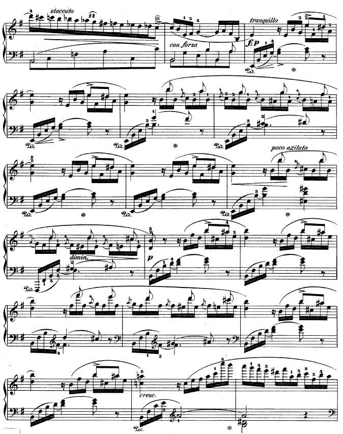 钢琴第一协奏曲 op.11-1钢琴曲谱（图5）