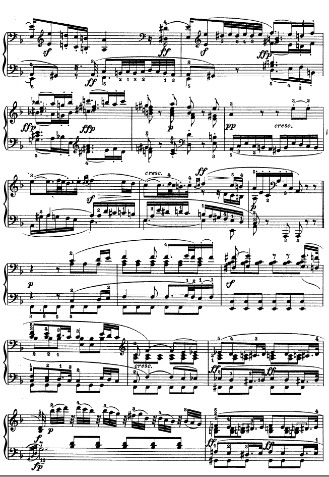 D大调第七钢琴奏鸣曲 - Op. 10 No--3钢琴曲谱（图11）