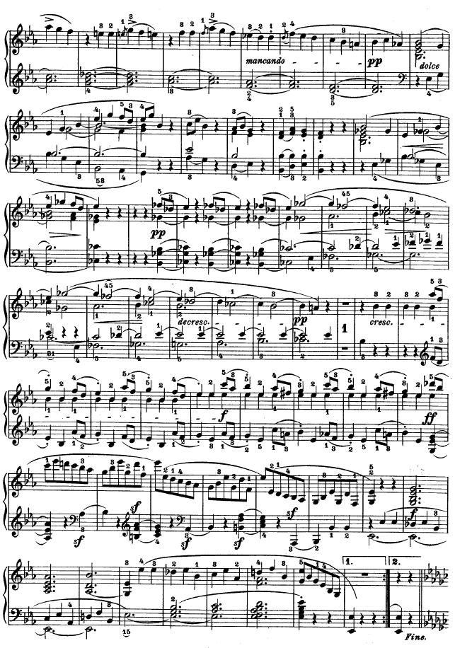 降E大调第四钢琴奏鸣曲-Op.7钢琴曲谱（图15）
