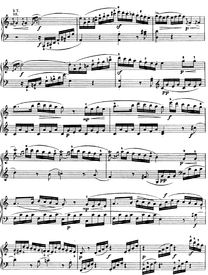 C大调钢琴奏鸣曲 K279钢琴曲谱（图5）
