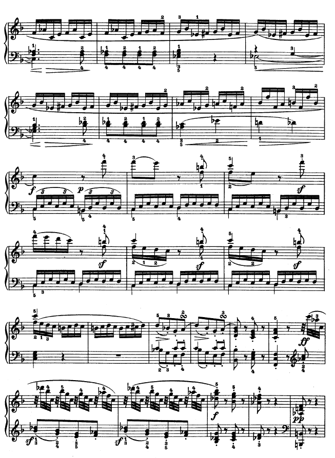 F大调第六钢琴奏鸣曲 - Op.10—2钢琴曲谱（图6）