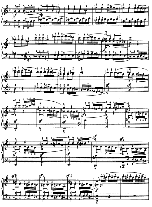 F大调第六钢琴奏鸣曲 - Op.10—2钢琴曲谱（图12）