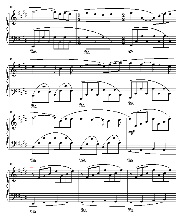 痛苦的心钢琴曲谱（图4）