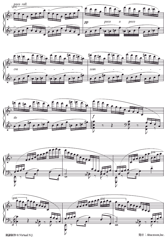 第八练习曲-Etude Op.10-8钢琴曲谱（图5）