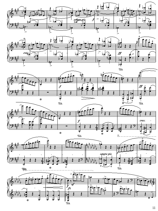 谐谑曲-苗波钢琴曲谱（图11）