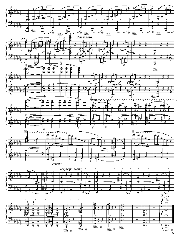 谐谑曲-苗波钢琴曲谱（图16）