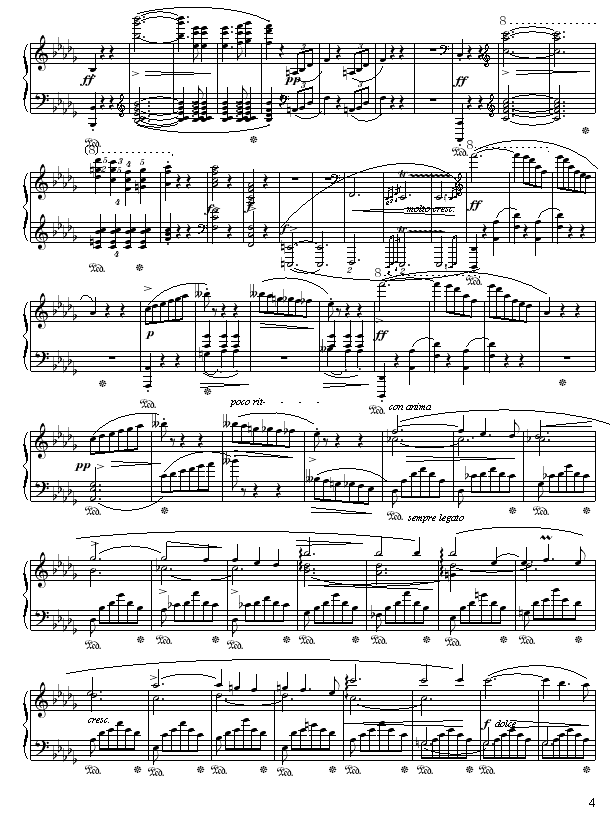 谐谑曲-苗波钢琴曲谱（图4）