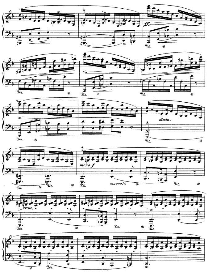 F大调第二叙事曲钢琴曲谱（图6）