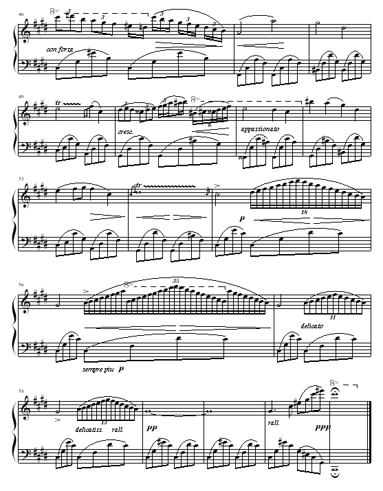 升c小调夜曲钢琴曲谱（图3）