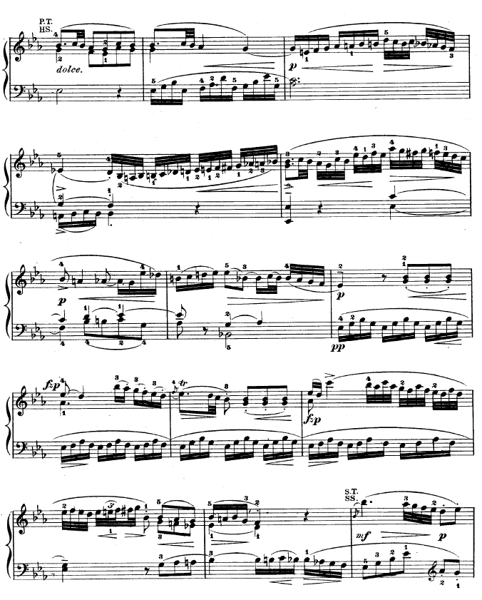 降B大调奏鸣曲 kv333钢琴曲谱（图11）