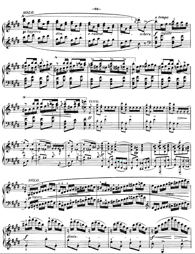 钢琴第一协奏曲 op.11-3钢琴曲谱（图11）