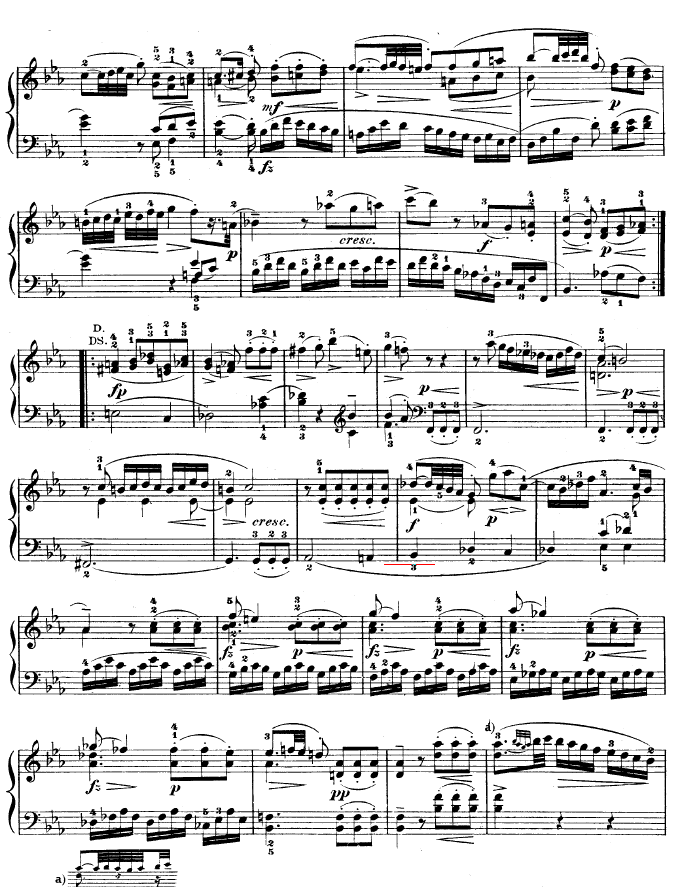 降B大调奏鸣曲 kv333钢琴曲谱（图10）
