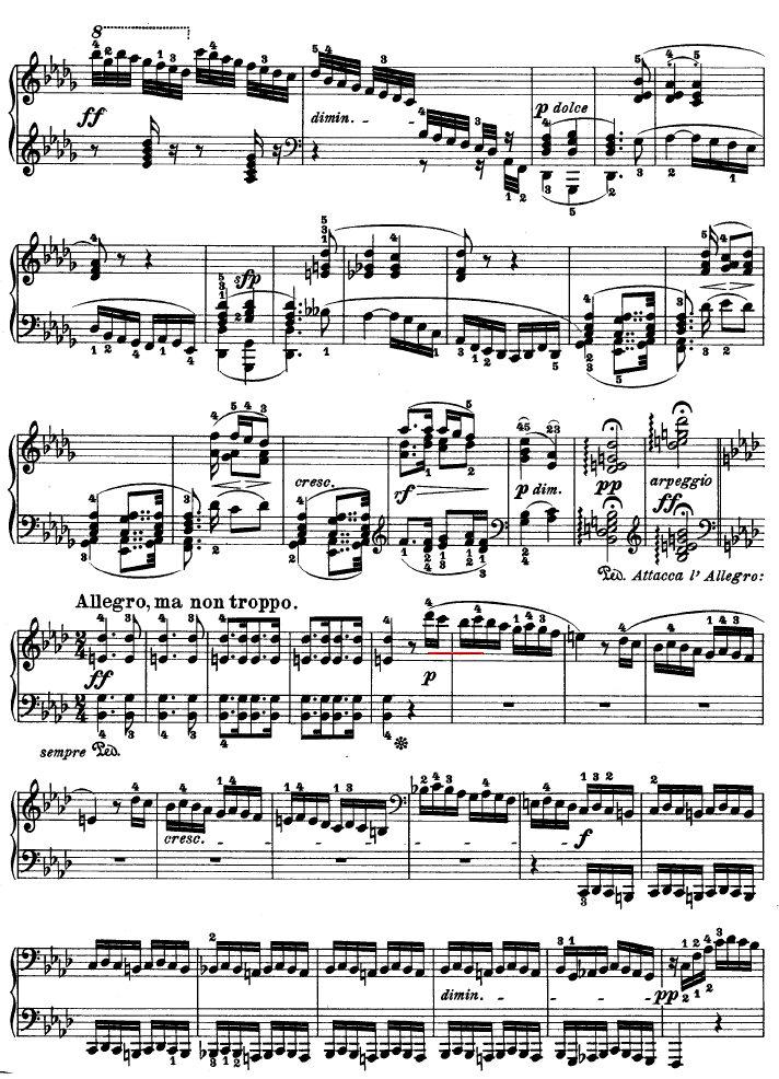 热情奏鸣曲-作品57号(第二十三钢琴奏鸣曲)钢琴曲谱（图19）