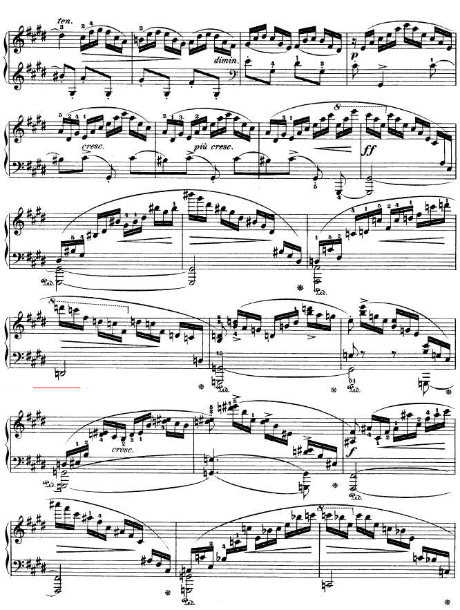 钢琴第一协奏曲 op.11-3钢琴曲谱（图13）