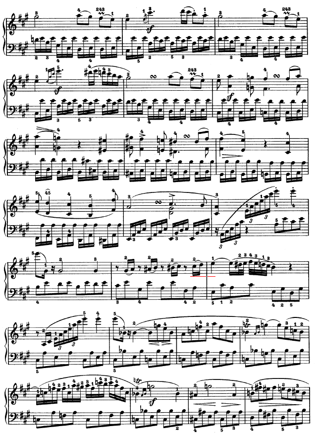 A大调第二钢琴奏鸣曲钢琴曲谱（图21）