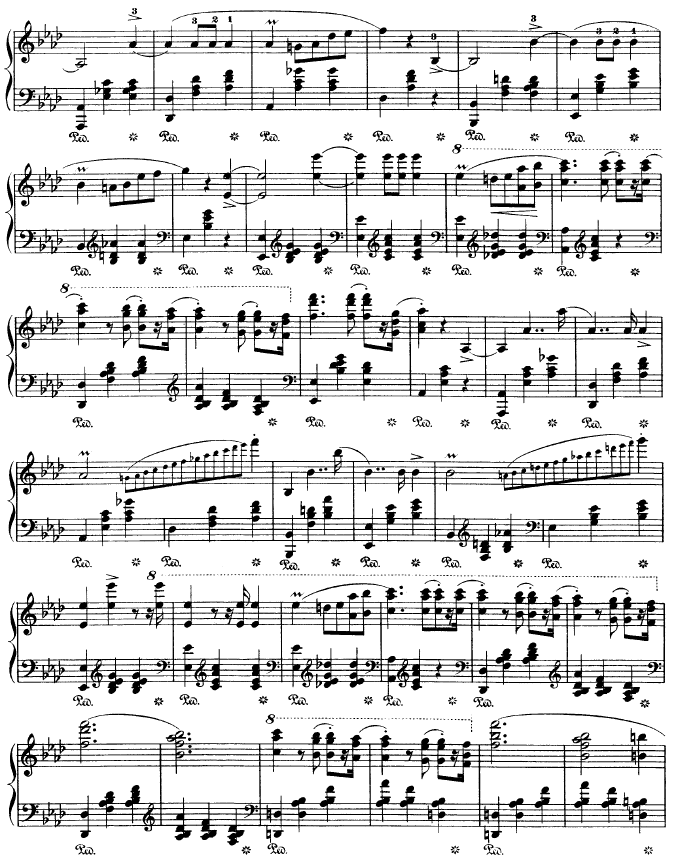 钢琴圆舞曲34-1钢琴曲谱（图7）