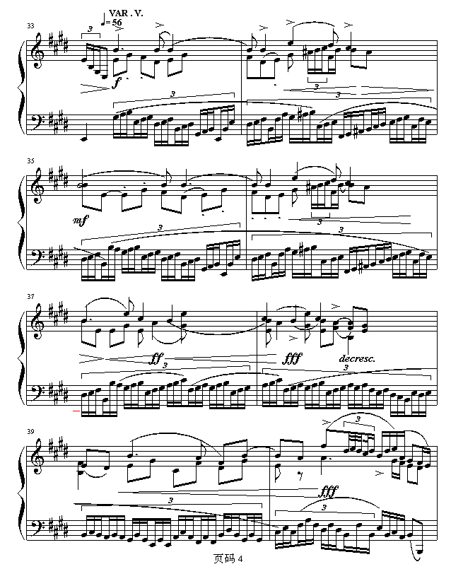快乐的铁匠钢琴曲谱（图4）