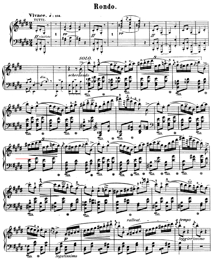钢琴第一协奏曲 op.11-3钢琴曲谱（图1）