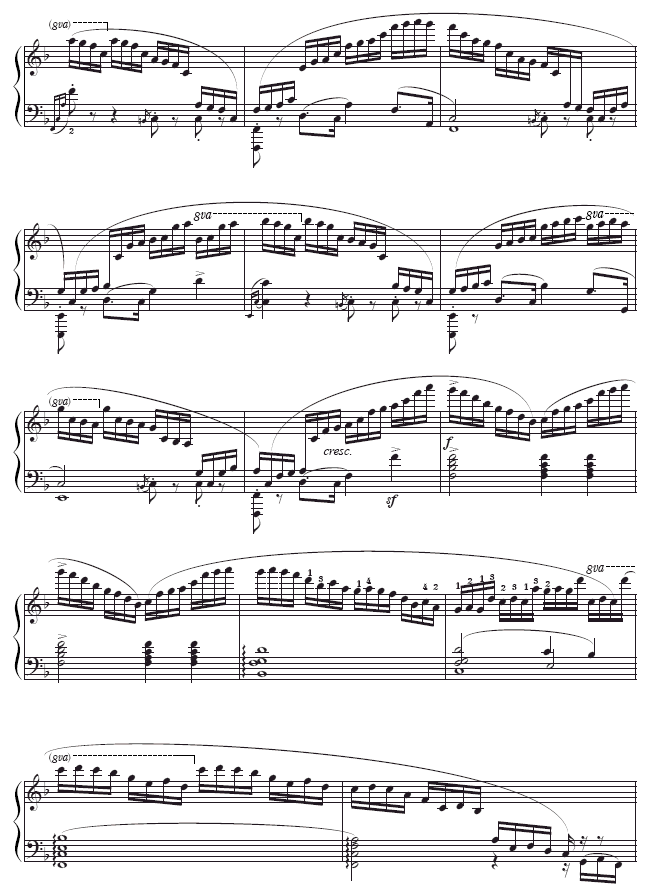 第八练习曲-Etude Op.10-8钢琴曲谱（图2）