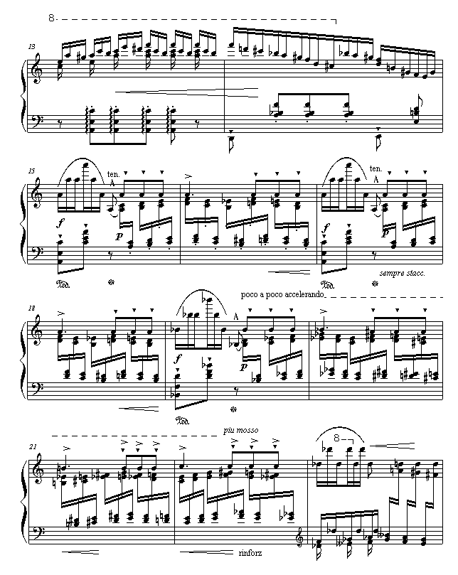 李斯特超凡练习曲第二首钢琴曲谱（图2）