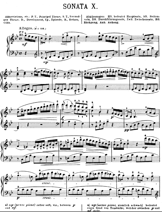 降B大调奏鸣曲 kv333钢琴曲谱（图1）