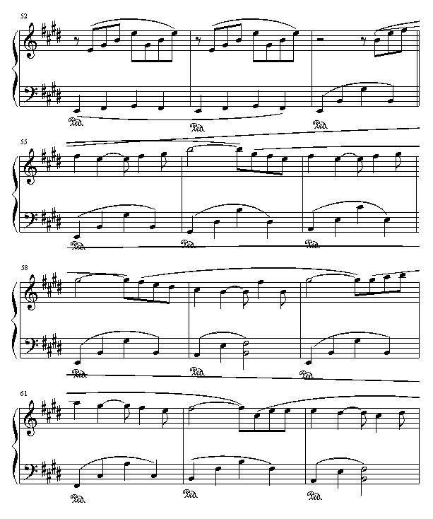 痛苦的心钢琴曲谱（图5）