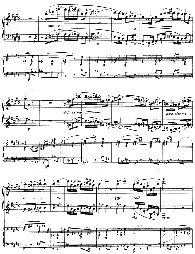 钢琴第一协奏曲 op.11-3钢琴曲谱（图6）