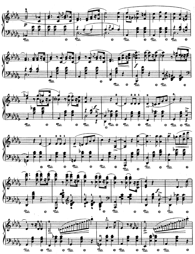 钢琴圆舞曲34-1钢琴曲谱（图5）