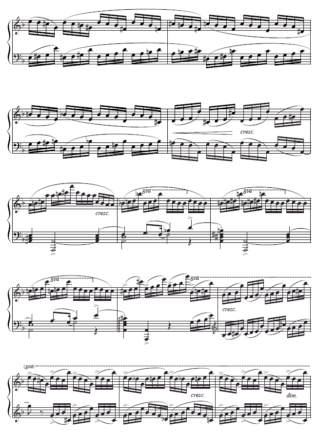 第八练习曲-Etude Op.10-8钢琴曲谱（图4）
