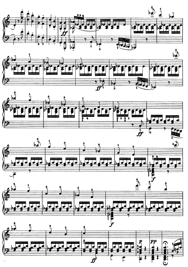 A大调第二钢琴奏鸣曲钢琴曲谱（图4）