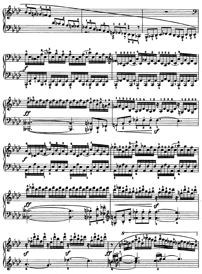 热情奏鸣曲-作品57号(第二十三钢琴奏鸣曲)钢琴曲谱（图3）
