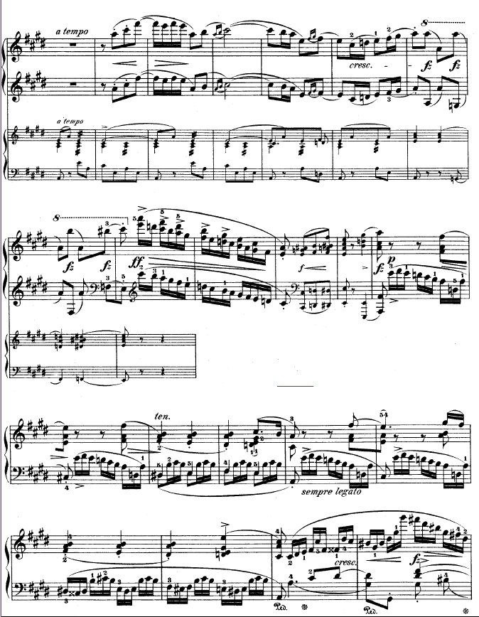 钢琴第一协奏曲 op.11-3钢琴曲谱（图7）