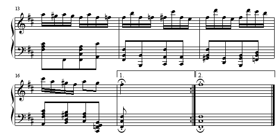 谐谑曲钢琴曲谱（图2）