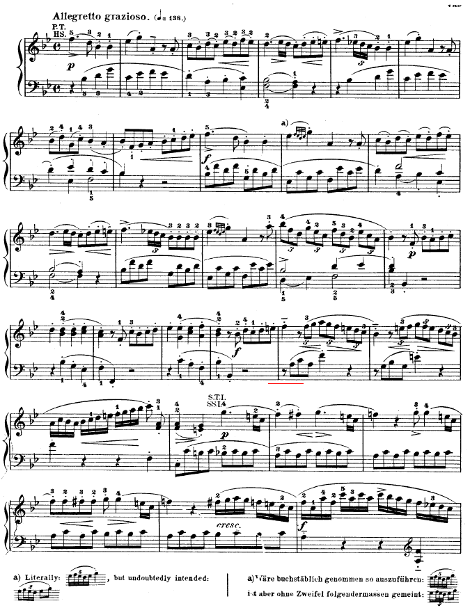 降B大调奏鸣曲 kv333钢琴曲谱（图13）