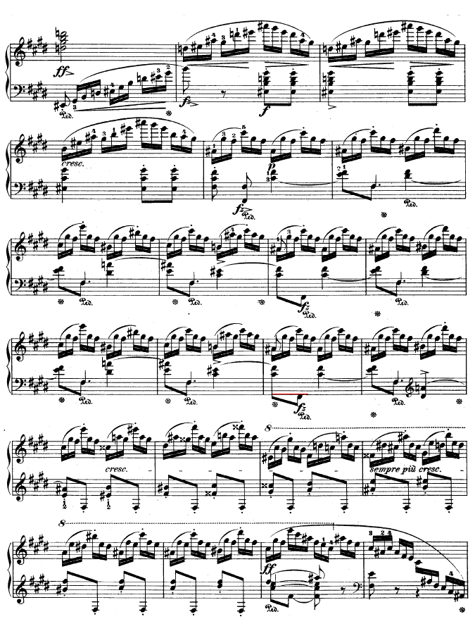 钢琴第一协奏曲 op.11-3钢琴曲谱（图15）