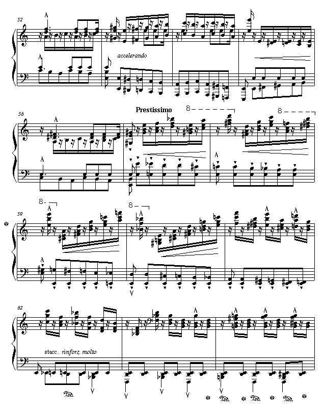 李斯特超凡练习曲第二首钢琴曲谱（图5）