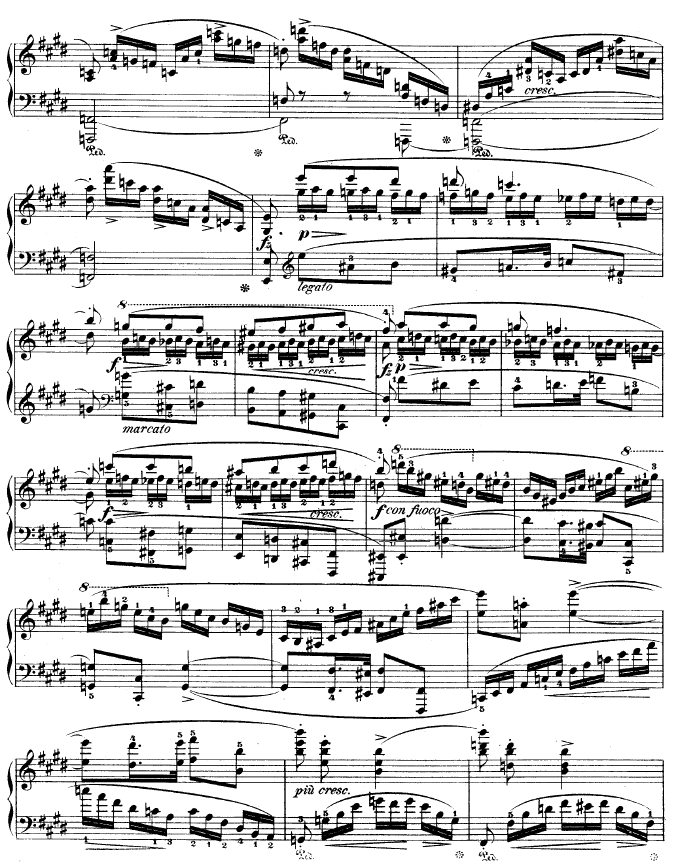 钢琴第一协奏曲 op.11-3钢琴曲谱（图14）