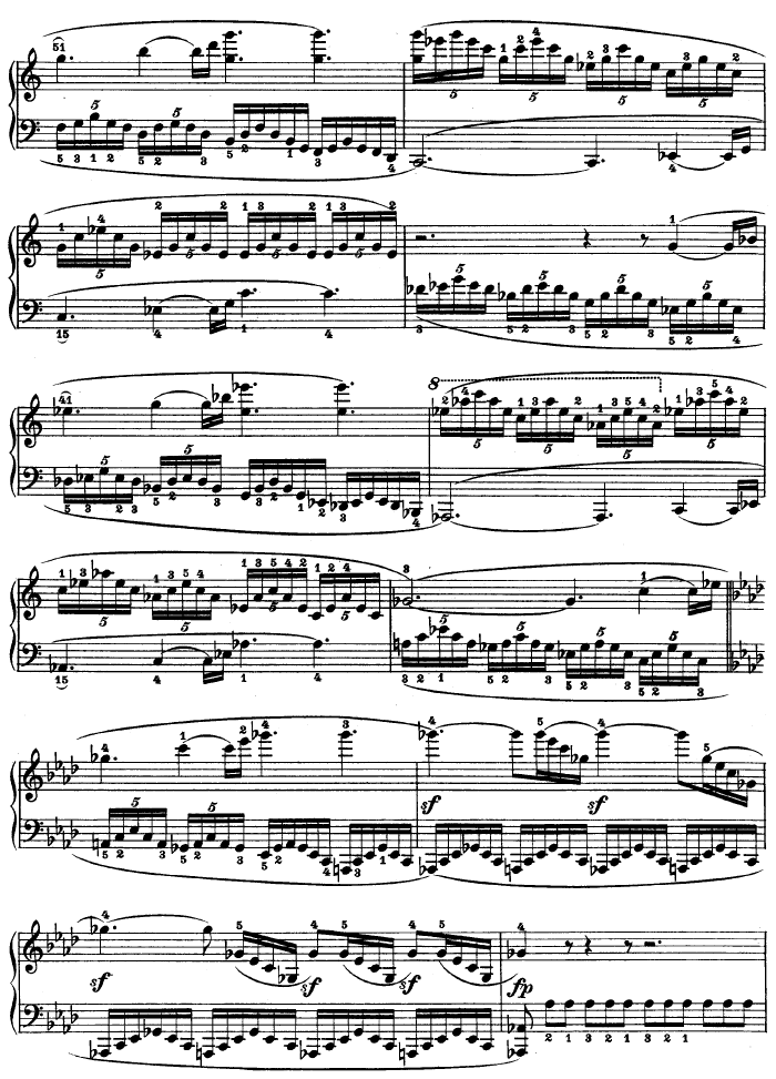 热情奏鸣曲-作品57号(第二十三钢琴奏鸣曲)钢琴曲谱（图5）