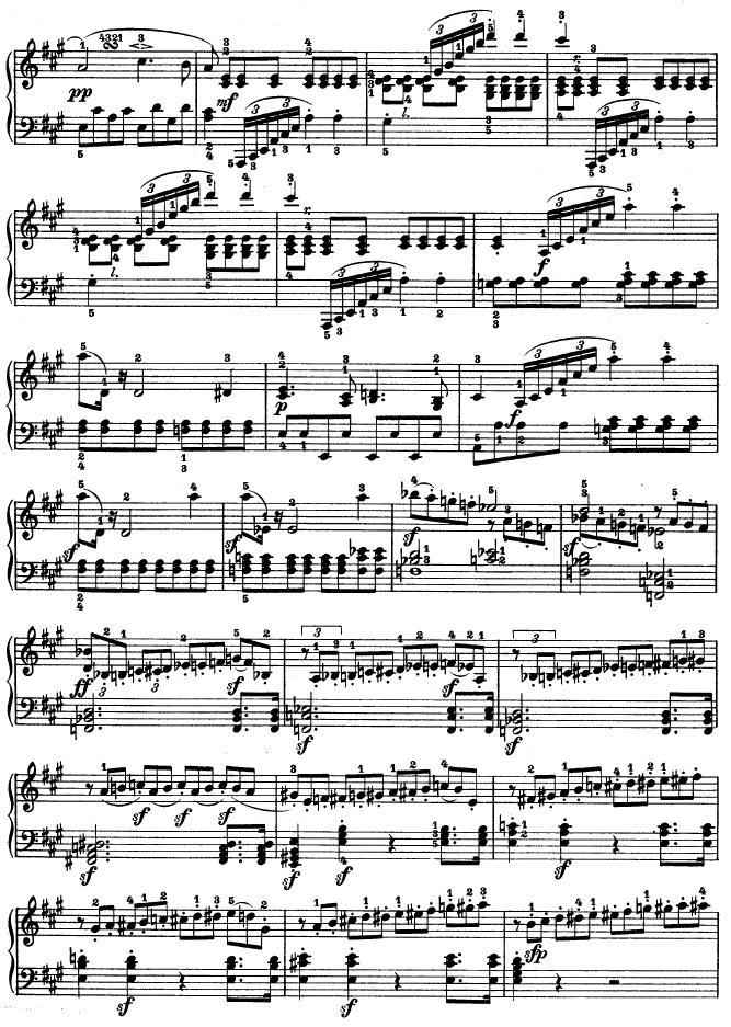 A大调第二钢琴奏鸣曲钢琴曲谱（图22）